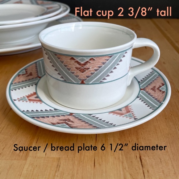 Mikasa Santa Fe flat cup mug / 8 cups available - Picture 2 of 7